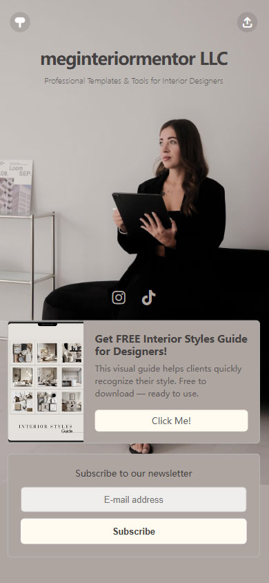 User Case Meginteriormentor